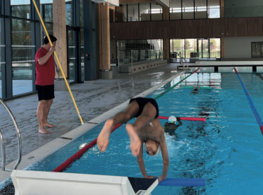 Le saut dans le grand bain