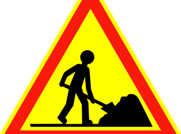 Panneau travaux
