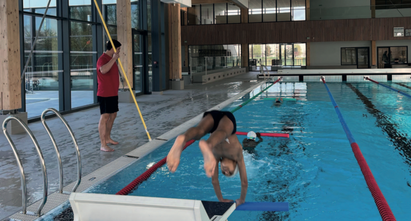 Le saut dans le grand bain