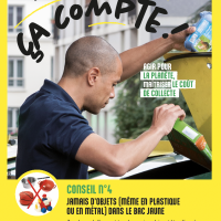 CONSEIL N°4 : JAMAIS D’OBJETS (MÊME EN PLASTIQUE  OU EN MÉTAL) DANS LE BAC JAUNE 